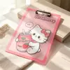 Prancheta Clip A4 para Estudante Pasta de Plástico Rígido de Alto Valor Prancheta para Escrever Lição de Casa Material de Arquivo de Provas Prancheta de Clip para Escrita