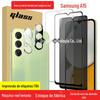 Para Samsung A15 película temperada borda de arco de alumínio alto A25 vidro de tela HD à prova de explosão tela cheia A55 tela de proteção impressão de tela