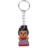 Chaveiros de personagem temáticos de Halloween transfronteiriços, Pingentes para bolsa de borracha macia em PVC, Acessórios, Decorações de chave de mochila atacado