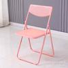 Venta Directa de Fábrica Silla Plegable Exterior Plástico Oficina Blanca Silla Plegable Hogar Respaldo Portátil Silla para Eventos de Conferencia