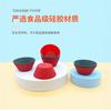Molde redondo de silicona para tartas de 7 cm, ideal para hornear postres, tartas, pudines y tartas.
