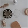 Estilo coreano ins de nicho extremadamente simple creativo acrílico irregular transparente posavasos plato decorativo aislante decoración de mesa de comedor