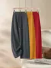 Pantalones de pierna ancha estilo guadaña para mujer Moda Otoño 2026 Cintura alta Adelgazantes Nuevo estilo Caída fluida Versátiles Pantalones casuales para mujer