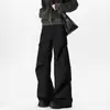 Pantalones Anchos de Micro Laxi con Pliegues para Hombre 2025 Nuevo Primavera Sueltos Rectos High Street Casuales Combinan con Todo Pantalones de Pierna Ancha de Alta Calidad