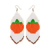 Pendientes de Borlas Europeos y Americanos de Estilo Étnico Transfronterizos Amazon, Pendientes de Botón de Semillas Únicos Hechos a Mano de Alta Gama, Accesorios para Mujer de Nicho