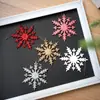 Decoración Navideña Árbol de Navidad Escandinavo Colgante Copo de Nieve Decoración de Hielo y Nieve Navideña Copos de Nieve Coloridos Caja de PVC 10cm