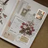 80 peças de adesivos de diário DIY estilo ins, carimbos antigos, ingressos, notas, adesivos de conta manual para junk journal vintage