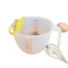 Taza Medidora con Filtro para Líquido de Huevo de Grado Alimenticio de Gran Capacidad con Escala 1000 ml con Malla Filtrante Taza Batidora de Huevo para Hornear Taza para Lavar Arroz