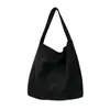 Bolso de Gamuza y Terciopelo de Gran Capacidad Versátil Otoño Invierno Bolso Tote Retro Bolso para Mujer Estudiante Viajes al Trabajo Bolso de Hombro Comercio Exterior