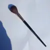 Pincel de Maquillaje con Cerdas de Lana Blancas Puntiagudas, Alta Densidad de Cerdas, Adecuado para Principiantes, Fácil de Guardar, Pincel para Rubor de Lana Blanco Puntiagudo