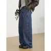 Chegada Nova Outono 2026: Jeans Casuais Slimming de Cintura Alta com Design Wide-Leg Retrô Calças Casuais Versáteis H082608