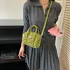 Bolso Cuadrado Pequeño de Hombro Único con Lunares de Moda Transfronterizo Modelo Nuevo 2026 Gran Capacidad Versátil Bolso de Mano tipo Bowling Bolso Cruzado