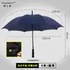 Paraguas de golf de fibra de vidrio completo con mango largo, 130 cm, extragrande, apertura automática, paraguas publicitario para negocios, impresión de logo personalizado, directo del fabricante
