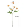 Bolas de Dente-de-leão com Mola Simulada, Crisântemo, Flores Artificiais, Adereços para Decoração de Casa e Casamento, Buquê Artificial de Alta Qualidade