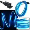 Fabricantes da linha EL preço grande excelente carro USB luz fria lâmpada de atmosfera do carro linha luminosa do carro com borda universal