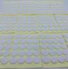Suportes para Pavio de Vela Adesivo Dupla Face para Pavio de Vela Diâmetro 2cm Amarelo 20 Adesivos para Velas