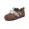 Zapatos Planos Aogushi Deng Estilo Alemán para Mujer 2026 Nuevo Otoño/Invierno Cómodos No Cansan Suela Suave Retro Casual Zapatos Deportivos