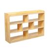 Armário de Brinquedos de Madeira Maciça para Jardim de Infância Armário Auxiliar de Ensino Montessori Armário para Mochilas Escolares de Crianças Prateleira de Armazenamento Armário de Armazenamento Área de Armazenamento Armário de Canto