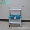 Carrinho de salão de beleza Carrinho de ABS engrossado Nail Shop Carrinho multifuncional de plástico Carrinho de instrumentos Carrinho de monitor