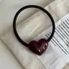 Coreia do Sul Pó de Cereja Amor Grampo de Cabelo Feminino Ácido Acético Presilha Bico de Pato Presilha Lateral para Franja Grampo de Cabelo Grampo de Cabelo Faixa de Cabelo Grampo de Cabelo Acessório de Cabeça