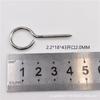 Anel Olho de Ovelha de Aço Inoxidável 304 Parafuso Autoatarraxante Olho de Ovelha Brinquedo Joia Artesanal DIY com Anel Botão de Mão Prego de Móvel Teto