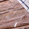 Faca Garfo Colher de Plástico Transparente Descartável Faca de Bolo Sabor Antigo Early Garfo de Frutas Conjunto de Sobremesa para Levar Colher de Arroz com Cabo Fosco