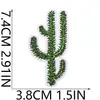 Parches de Tela Bordados Western para Hombre Pegatinas de Pistola Pegatinas de Caballo Tauro Etiqueta Bordada por Computadora Pegatinas de Cactus para Planchar