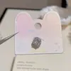 Colección de Pendientes de Hueso de Titanio Estilo Coreano, Pendientes de Lujo Ligero con Lazo para Mujer, Accesorios Sencillos para Orejas con Pasador de Plata S925