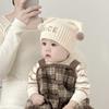 Adorable Gorro de Bebé con Antenas Divertidas, Cálido y Cortavientos de Punto para Otoño e Invierno, Gorro Grueso de Lana para Niños y Niñas