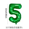 Globos Personalizados Impresos de 32 pulgadas con Números 0-9 Multicolores de Papel de Aluminio Suministros de Decoración para Fiesta de Cumpleaños Aniversario