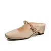 Versión de Piel de Oveja Zapatos Planos para Mujer Mary Jane Zapatos de Ballet con Hebilla de Una Correa y Aumento Oculto de Altura 4cm
