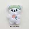 Muñeco de Peluche Lindo Oso Mantequilla Colgante Perro Rayado Gato de Puntos Castor Colgante para Mochila de Estudiante Muñeca Venta al por Mayor