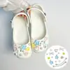 Accesorios para zapatos tipo ballet perforados DIY, accesorios de perlas y pedrería, hebillas de zapato desmontables de alta gama y decoraciones para la superficie del zapato
