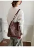 Elegante y versátil bolso de hombro, nueva colección 2026, estampado de leopardo retro para mujer, popular bolso cruzado informal estilo coreano