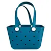 Bolsa de EVA perforada nueva en stock para exportación, bolsa de playa, bolso de mano impermeable de secado rápido de gran capacidad para mujer, bolsa de almacenamiento para natación