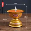 Lámpara Electrónica LED Recargable Budista, Lámpara de Mantequilla Estilo Tíbet, Lámpara Doméstica para Ofrenda a Buda, Lámpara de Larga Duración, Lámpara de Vela Eléctrica
