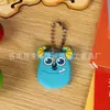 Funda de llave creativa de dibujos animados, objeto pequeño de goma suave de PVC, silicona