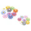 Pequena resina fresca Margarida girassol de duas cores coreano telefone móvel shell material de beleza diy acessórios de cabelo das crianças