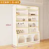 Vitrina de cosméticos, vitrina de uñas para salón de belleza, estante de productos para el cuidado de la piel con puerta de cristal, estante de múltiples niveles
