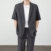 Traje de Verano de Manga Corta para Hombre Traje Casual de Tres Piezas para Hombre Traje para Hombre Guapo Conjunto Completo de Traje Pequeño para Hombre