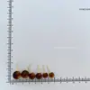 Pendientes Retro de Ojo de Tigre y Perla para Otoño e Invierno Pendientes Maillard de Alta Gama Joyería para Oreja con Perforación Versátil 925 para Mujer