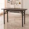 Mesa Plegable Larga Simple Mesa de Entrenamiento para Estudiantes Mesa para Actividades al Aire Libre Escritorio para Computadora Mesa Rectangular para Puesto