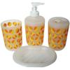Set de Baño de Plástico Caliente para el Mercado Ruso de 4 Piezas, Set de Baño de 4 Piezas, Set de Lavado de 4 Piezas