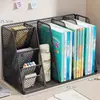 Estantería de escritorio, soporte para libros, organizador de escritorio para estudiantes, solución de almacenamiento de libros, organizador de archivos de oficina, estante de almacenamiento