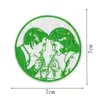 Tema de Bar Transfronterizo Tela de Bordado de Letras Inglesas Coloridas Ropa Bordada por Computadora Lista para Usar Accesorios para Ropa Parche