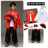 Día de Año Nuevo ropa para niños estilo chino ropa de actuación para niños Hanfu para niñas moda nacional Longteng moda hip hop ropa de actuación otoño
