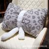 Almohada de Sofá Escandinavo Ins Terciopelo de Doble Cara Corazón Lazo Cojín Cojín para Ventana de Bahía Almohada Lumbar de Cabecera Regalo para Niña
