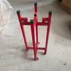 Rack de Tambor de Couro Vermelho Chinês Rack de Tambor Dobrável Roda Universal Rack de Tambor Vertical Rack de Tambor de Ferro Gong Tambor Tambor de Guerra Tambor Dragão