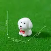 Micro Paisagem Criativa Desenho Animado Animal Filhote Teddy Decorações Acessórios DIY Saco de Material Casa de Bebê Paisagismo Pequenos Ornamentos