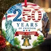Adorno Colgante Conmemorativo Navideño Americano del 250 Aniversario, Nuevo Producto Transfronterizo